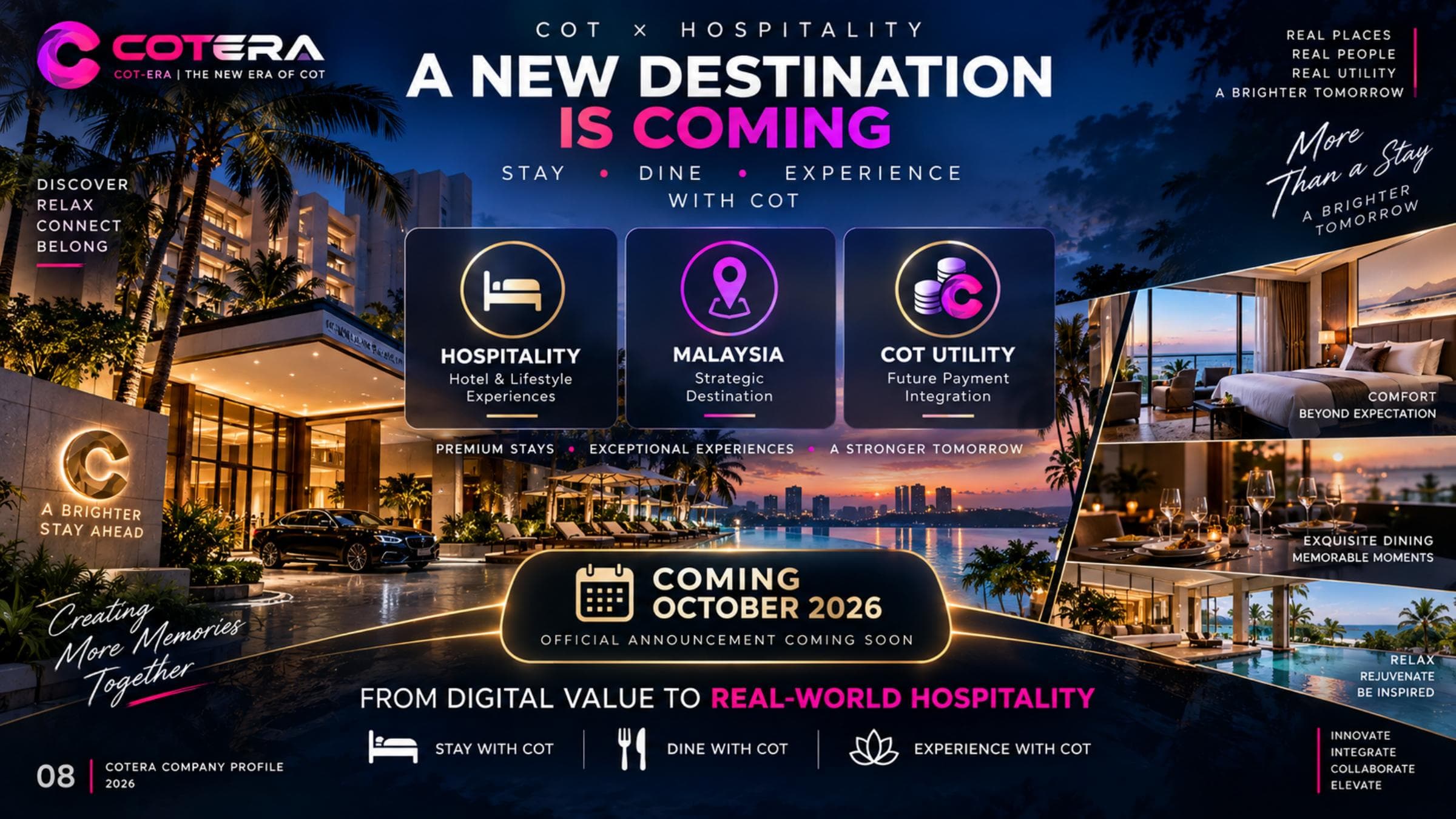 COTERA hospitality experiences in Malaysia